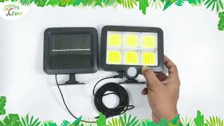 60 LED Solar Motion Security Light [upl. by Anitsrik]