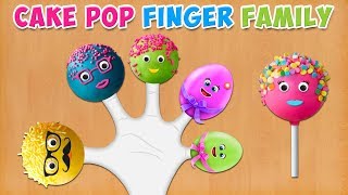 Cake Pop Finger Family Song  Daddy Finger Rhyme [upl. by Arny642]