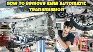 How To Remove BMW Automatic Transmission E90E92E82E60 [upl. by Kenneth]