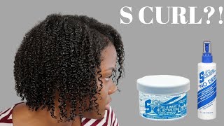 I Tried S Curl Gel Activator on my 4c Natural Hair [upl. by Elocen465]