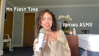 My First Time Trying ASMR mic testing british accent positivity  peartreeASMR [upl. by Iila]