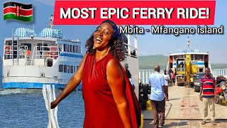 The Wildest Ferry Ride in Kenya 🇰🇪 [upl. by Yeliah]