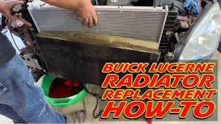 Buick Lucerne Radiator Replacement HowTo [upl. by Keene]