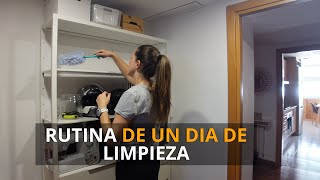 ✨Rutina de un DÍA de LIMPIEZA  LIMPIAMOS⁉️ [upl. by Ellives]