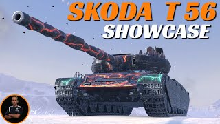 Skoda T 56 SHOWCASE  Shotgun Heavy  WoT Blitz [upl. by Anya]