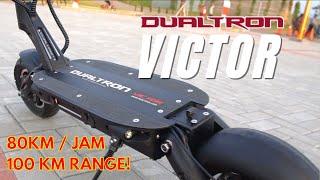 DUALTRON VICTOR  80KMJAM 100KM  SKUTER LISTRIK INDONESIA [upl. by Nunciata]