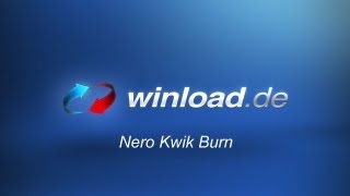 Nero Kwik Burn  Das kostenlose Brennprogramm von Nero  Winloadde [upl. by Jeane]