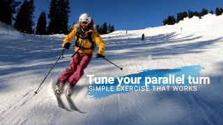 Ski like a pro fine tune your parallel turn ski style 2019 [upl. by Debora119]