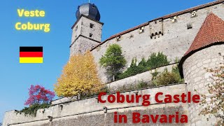 Coburg Castle in Bavaria🏰Veste Coburg  One day in Coburg [upl. by Dnalhsa188]