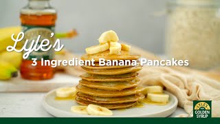 How To Make Banana Pancakes  3 Ingredient Banana Pancake Recipe [upl. by Alekahs]