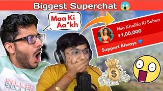 Top 5 highest Superchat  Donation in Indian gaming  CarryIsLive Mortal Scout Mythpat [upl. by Ynotna439]