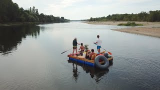 COMMENT CONSTRUIRE UN RADEAU  et descendre la Loire avec [upl. by Jeth]