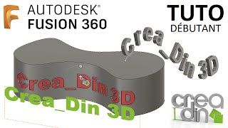 TUTO DEBUTANT  Textes sur FUSION 360 [upl. by Aylmar]