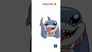 How To Draw Jeff the Landshark  Marvel Rivals short video [upl. by Tressia122]