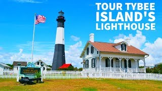 Tour Tybee Islands Historic Lighthouse [upl. by Trebuh]