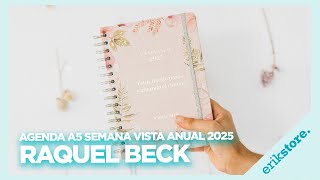 AGENDA ANUAL 2025 A5 SEMANA VISTA RAQUEL BECK  ErikStore [upl. by Juanita]