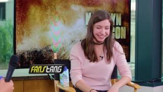 Katelyn Nacon Enid From The Walking Dead Jokes About Carl Finally quotBecoming A Manquot [upl. by Eitsirhc294]