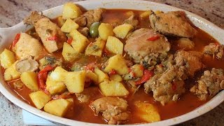 Chicken Fricassee Recipe  Fricase de Pollo  My Secret Cuisine [upl. by Johannessen]