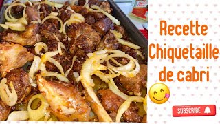 Recette Chiquetaille de cabri😋 byen gou byen fasil [upl. by Romola]