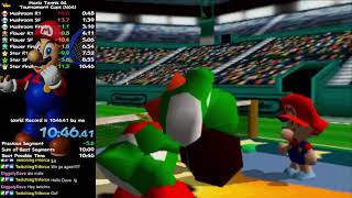 Mario Tennis Tournament Cups N64 Speedrun 1046 WR [upl. by Jala]