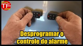 Como desprogramar ou desativar um controle do alarme [upl. by Sheridan]