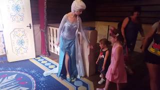 Meeting Elsa at Epcot Walt Disney World  August 2018 [upl. by Betz]