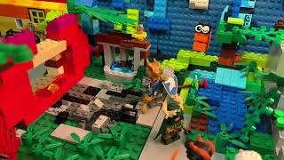 a fight in another world  STOP MOTION LEGO MOVIE [upl. by Nhguaved]