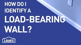 How Do I Identify a LoadBearing Wall  DIY Basics [upl. by Maker137]