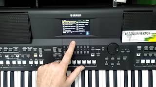 Como passar os Ritmos para a Memoria teclado Yamaha PSR SX 600 [upl. by Waverley737]