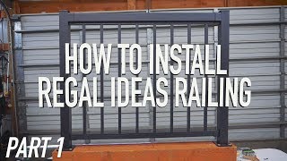 How To Install Regal Ideas Railing PART 1 Layout amp Posts Dr Decks [upl. by Redep]