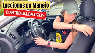 LECCIONES DE MANEJO PARA CONDUCIR UN AUTO AUTOMÁTICO Sus CONTROLES BÁSICOS [upl. by Sello]