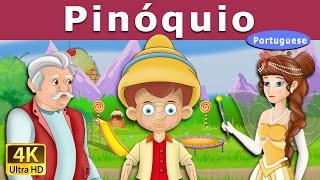 Pinóquio  Pinocchio in Portuguese  Portuguese Fairy Tales [upl. by Akirdna105]