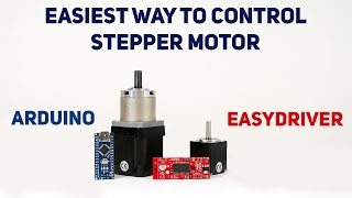 Easiest way to control a stepper motor  EasyDriver [upl. by Floris778]