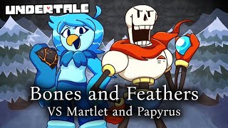 Bones and Feathers  VS Martlet and Papyrus Battle Theme Undertale x Undertale Yellow [upl. by Cirda]