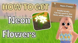 How to Get NEON FLOWERS  Wild Horse Islands [upl. by Fish183]