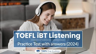 TOEFL iBT Listening practice test 2024  with answer key  Actual TOEFL Test [upl. by Levram]