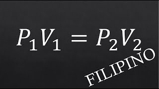 Boyles Law FilipinoExplained [upl. by Gnal]