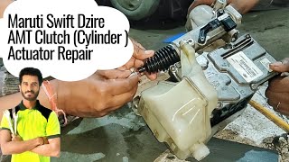 Swift Dzire Automatic Gear Problem  swift clutch cylinder repair maruti swift [upl. by Raquela193]