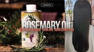 DIY ROSEMARY HAIR OIL  YOUR HAIR WILL NEVER STOP GROWING AFTER YOU USE THIS OIL [upl. by Ibrek]