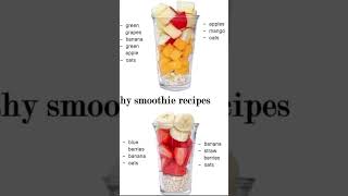 Healthy smoothie recipeshealthyfood weightloss food healthyweightmanagement healthylifestyle [upl. by Aicele]