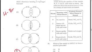 CXCCSEC Chemistry paper 1 June 2020 Simple and easy explanations [upl. by Temirf]