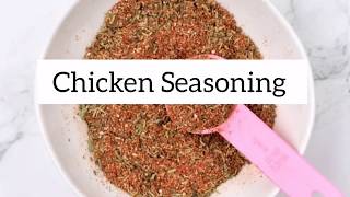 Best Chicken Seasoning Recipe [upl. by Parhe257]