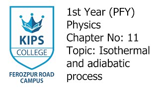 Isothermal and Adiabatic Process  1st Year Physics  Chapter No 11 [upl. by Diane-Marie]