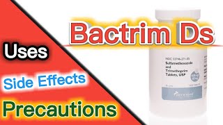 Bactrim Ds  Bactrim Ds uses  Bactrim Ds side effects  Bactrim Ds precautions  medicine bank [upl. by Einafets]