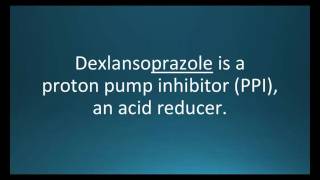 How to pronounce dexlansoprazole Dexilant Memorizing Pharmacology Flashcard [upl. by Anigriv]