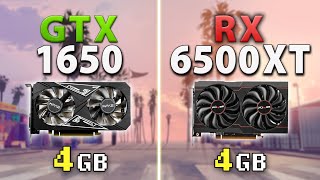 RX 6500 XT vs GTX 1650  Test in 9 Games [upl. by Eelarak322]