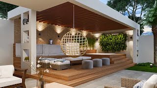 100 Patio Design Ideas 2024 Backyard Garden Landscaping ideas Rooftop Pergola House Exterior design [upl. by Lapointe]