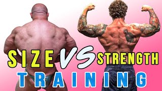 The Differences Between Training for Size Vs Strength [upl. by Kroo]