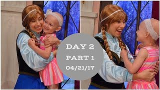 Getting warm hugs from Anna amp Elsa  Disneyland vlog 18 [upl. by Sutelc]