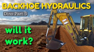 Working on Backhoe Hydraulics Dynahoe 160 Part 5 [upl. by Gauldin]